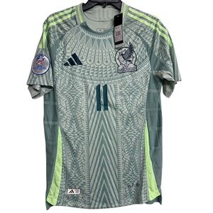 New‎ Adidas Mexico 2024 Heat.Rdy Soccer Futbol Jersey S. Gimenez #11